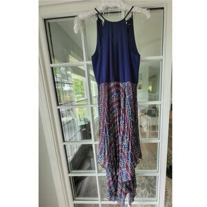 Jo Borkett designer midi flowy summer dress
